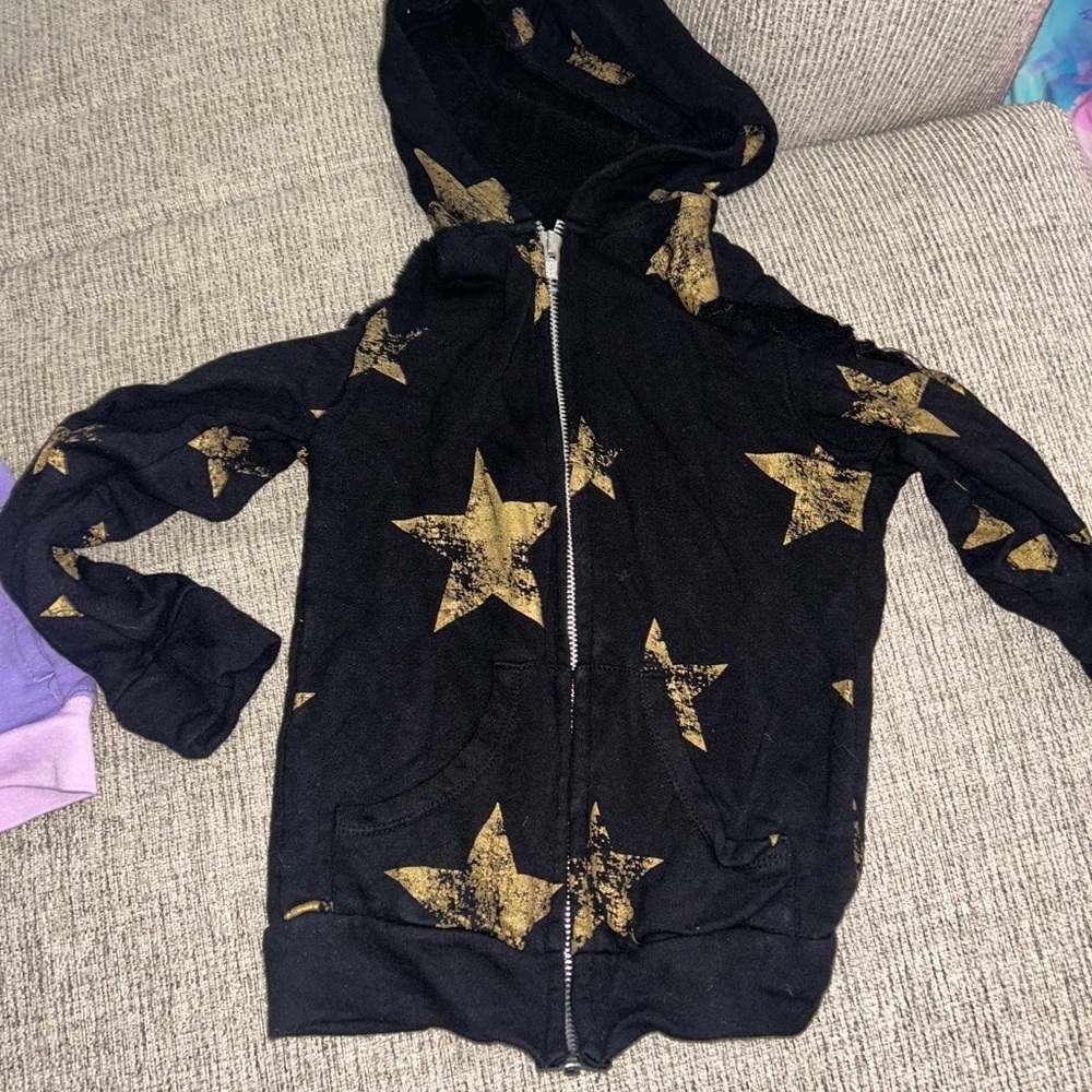 Lot of 6 zip up hoodies and vest for girls size 4 and 5 - Picture 10 of 13
